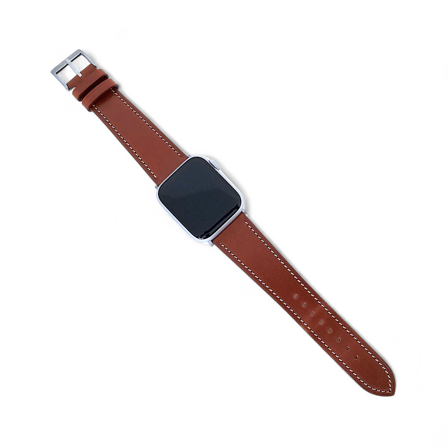 British Bridle Full Grain Leather Strap For Apple Watch