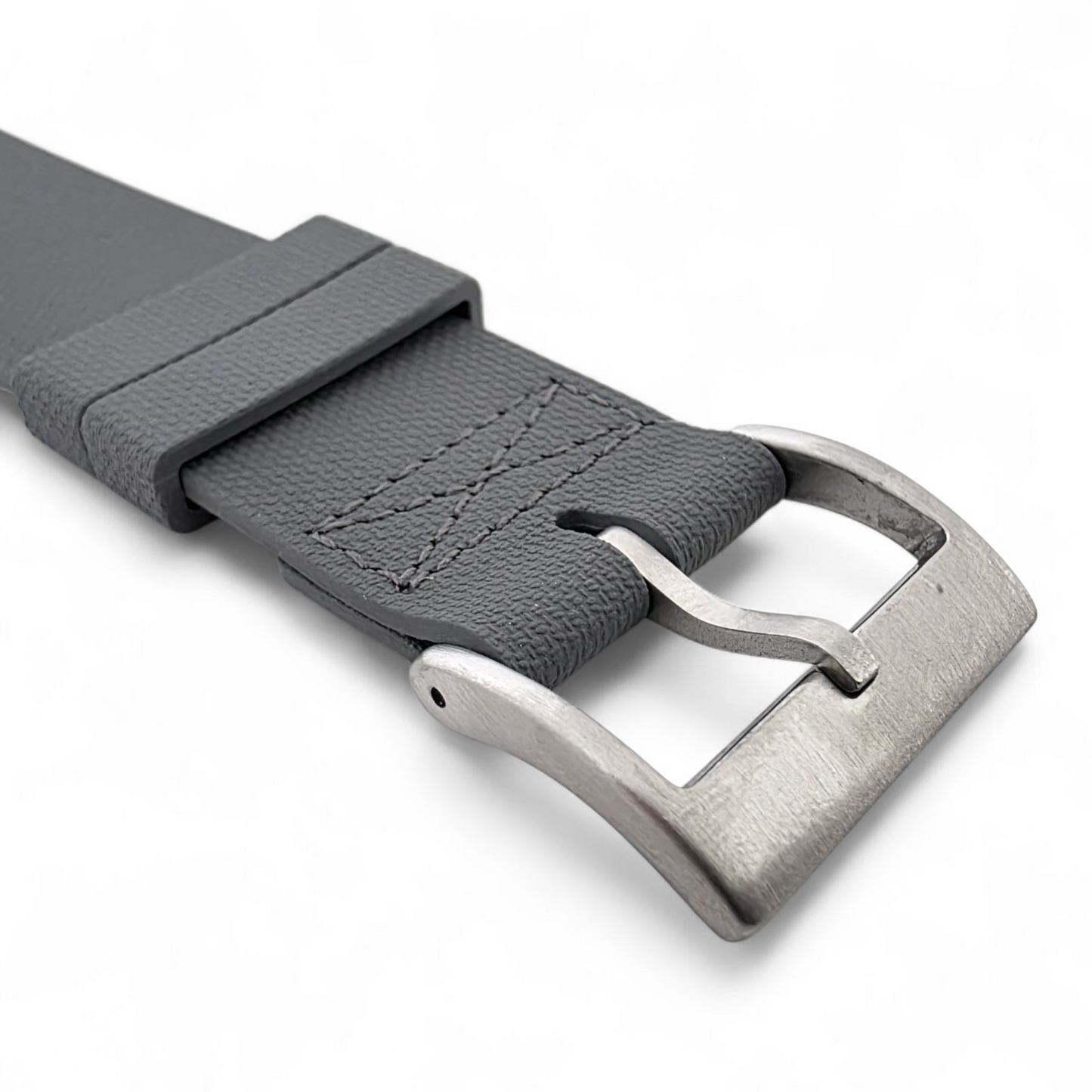 FKM Rubber One Piece Watch Strap Band 1.4mm 20mm 22mm Grey
