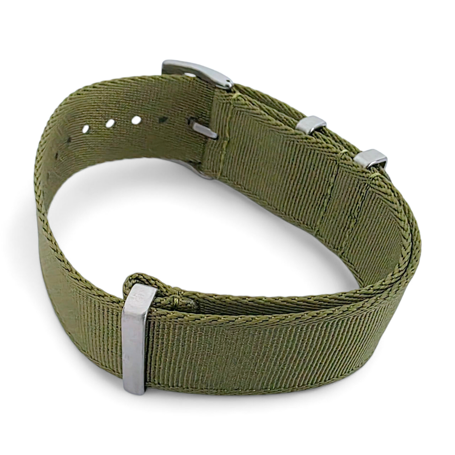 Sovereign Luxury Nylon Watch Strap Military 18mm 20mm 22mm Army Green