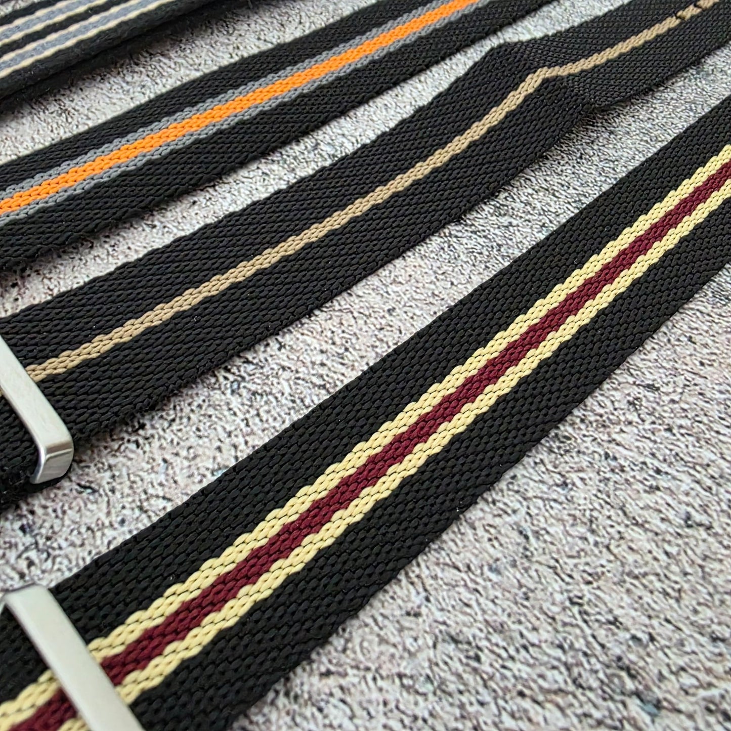 Job Lot of 5 Nylon Watch Straps Bands 20mm Military For Tudor Buckle One Piece