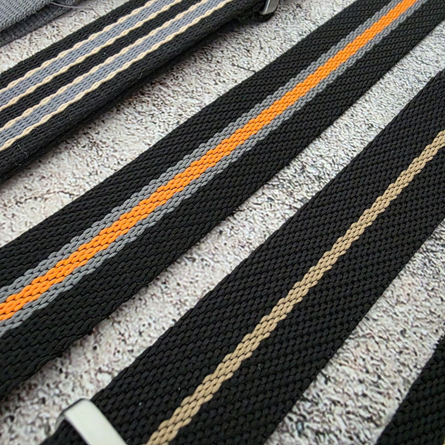 Job Lot of 5 Nylon Watch Straps Bands 20mm Military For Tudor Buckle One Piece