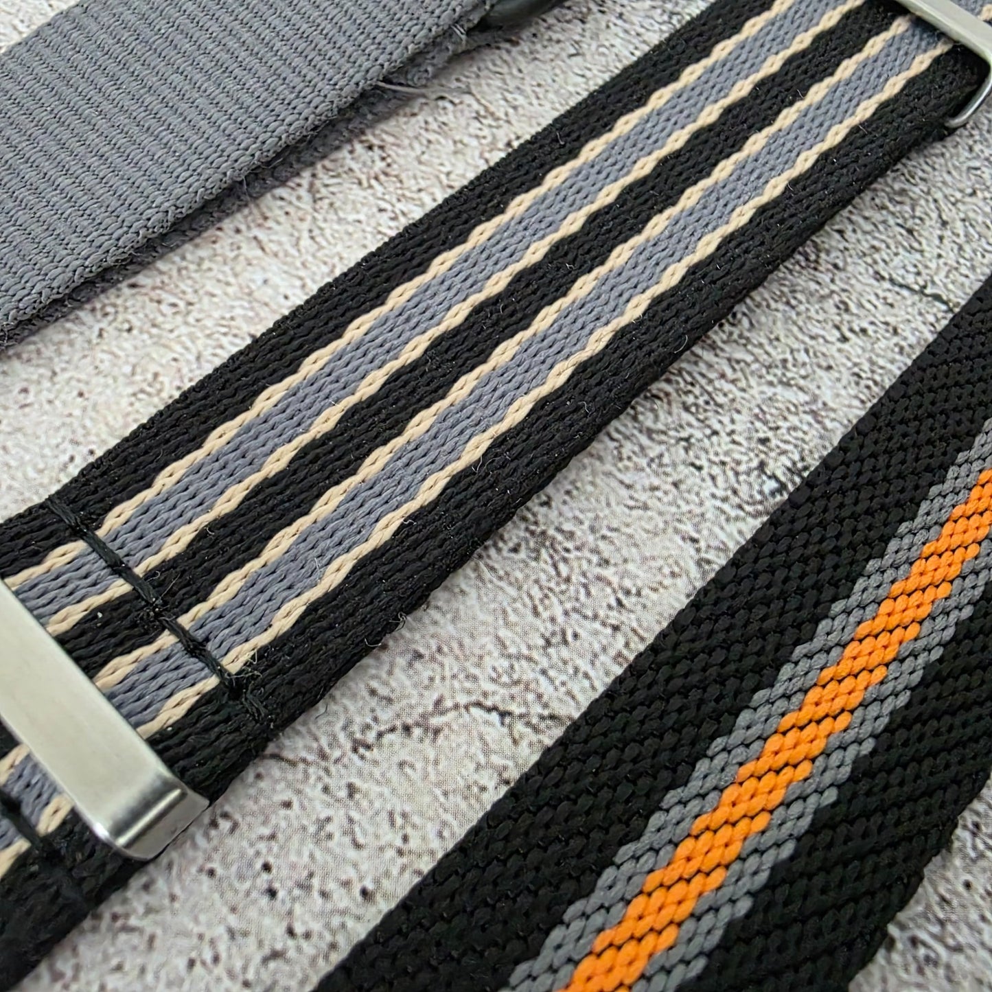 Job Lot of 5 Nylon Watch Straps Bands 20mm Military For Tudor Buckle One Piece