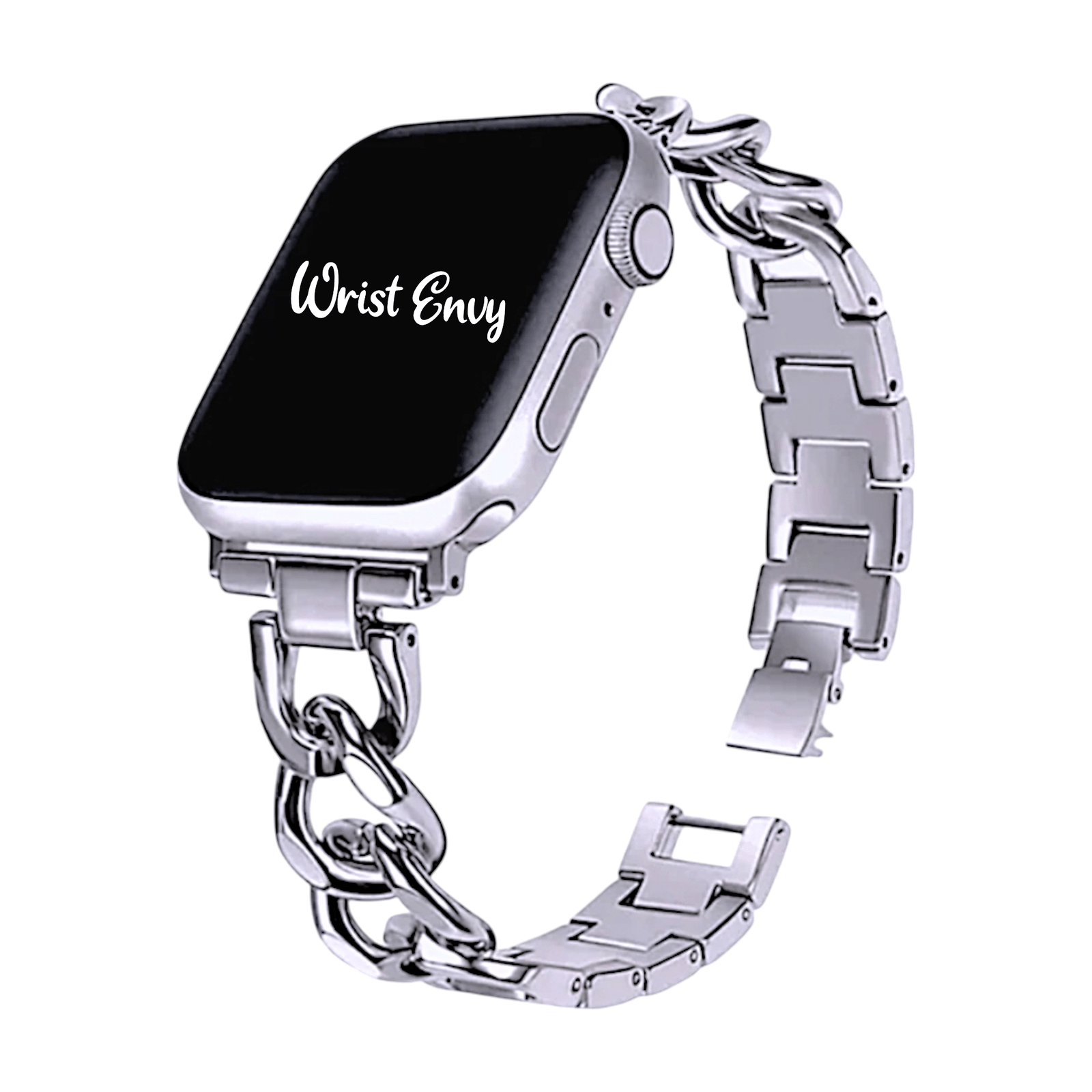 Anchor Chain Link Bracelet for Apple Watch Silver Wrist Envy