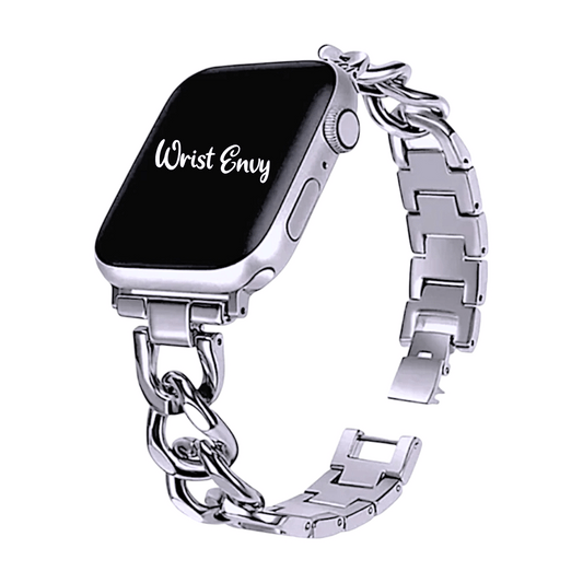 Anchor Chain Link Bracelet for Apple Watch Silver - Wrist Envy