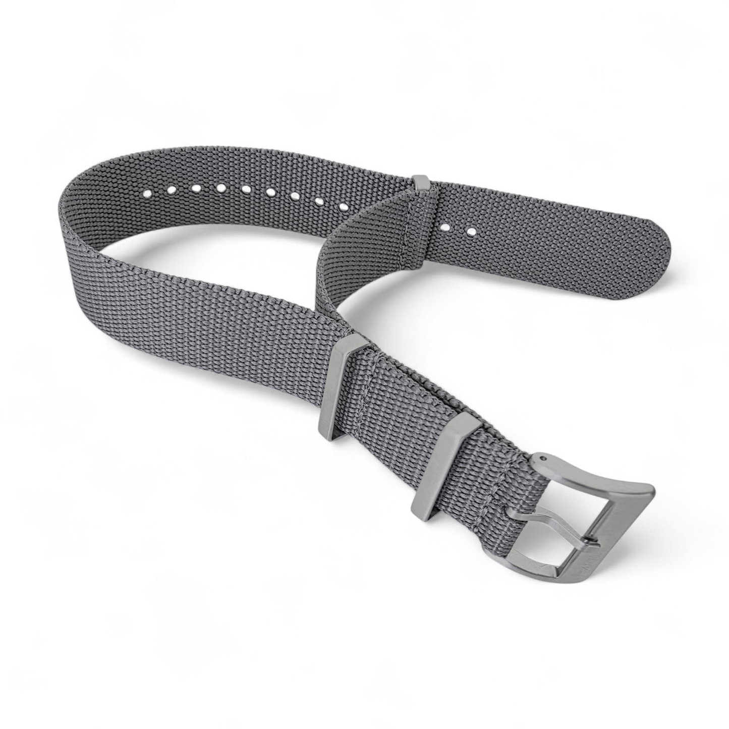 Arbor Hemp Military Watch Strap 20mm 22mm Grey - Wrist Envy