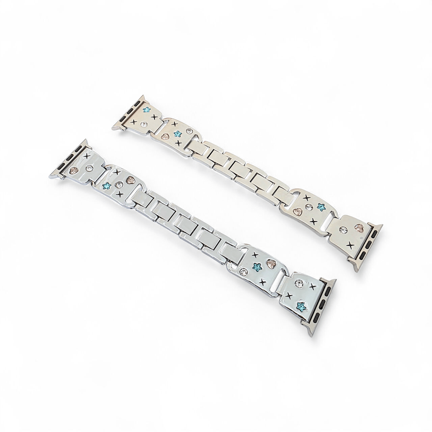 Aurora Gem Metal Bracelet For Apple Watch Starlight - Wrist Envy