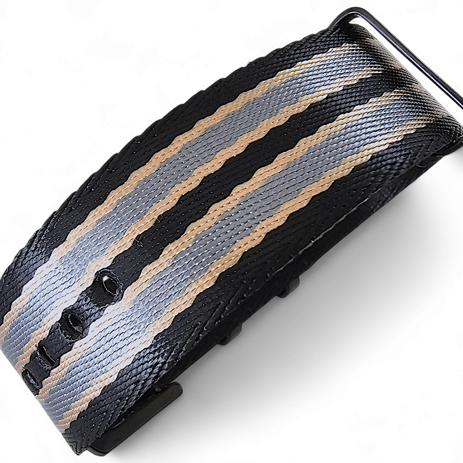 Black Buckle Nylon Military Strap James Bond 20mm 22mm - Wrist Envy