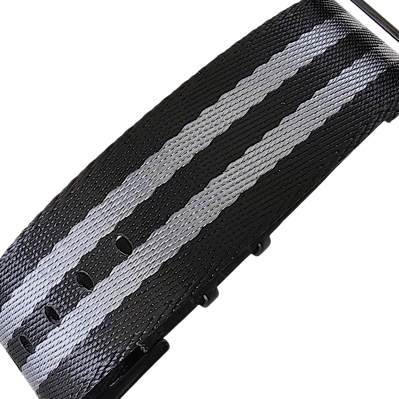Black Buckle Nylon Military Strap James Bond 20mm 22mm - Wrist Envy
