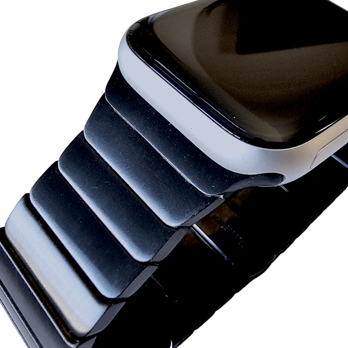 Black Link bracelet for Apple Watch Strap Band - Wrist Envy