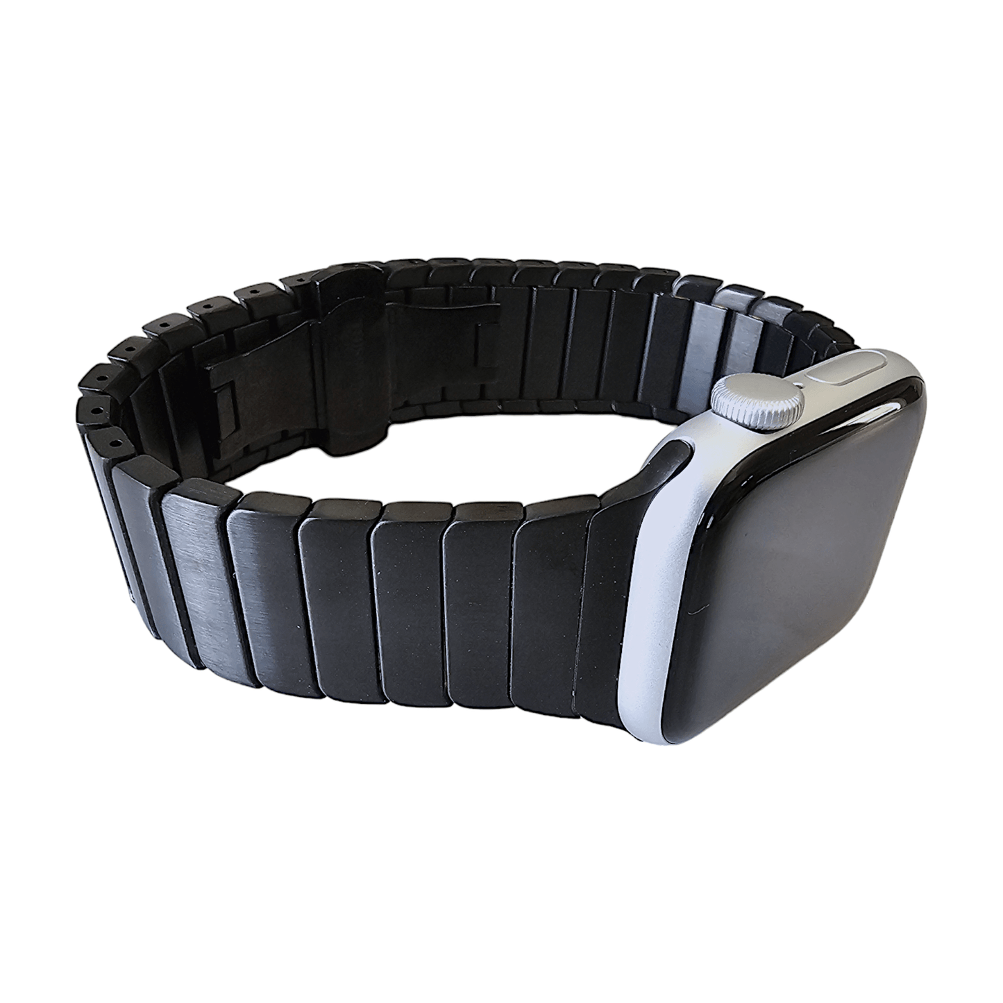 Black Link bracelet for Apple Watch Strap Band - Wrist Envy