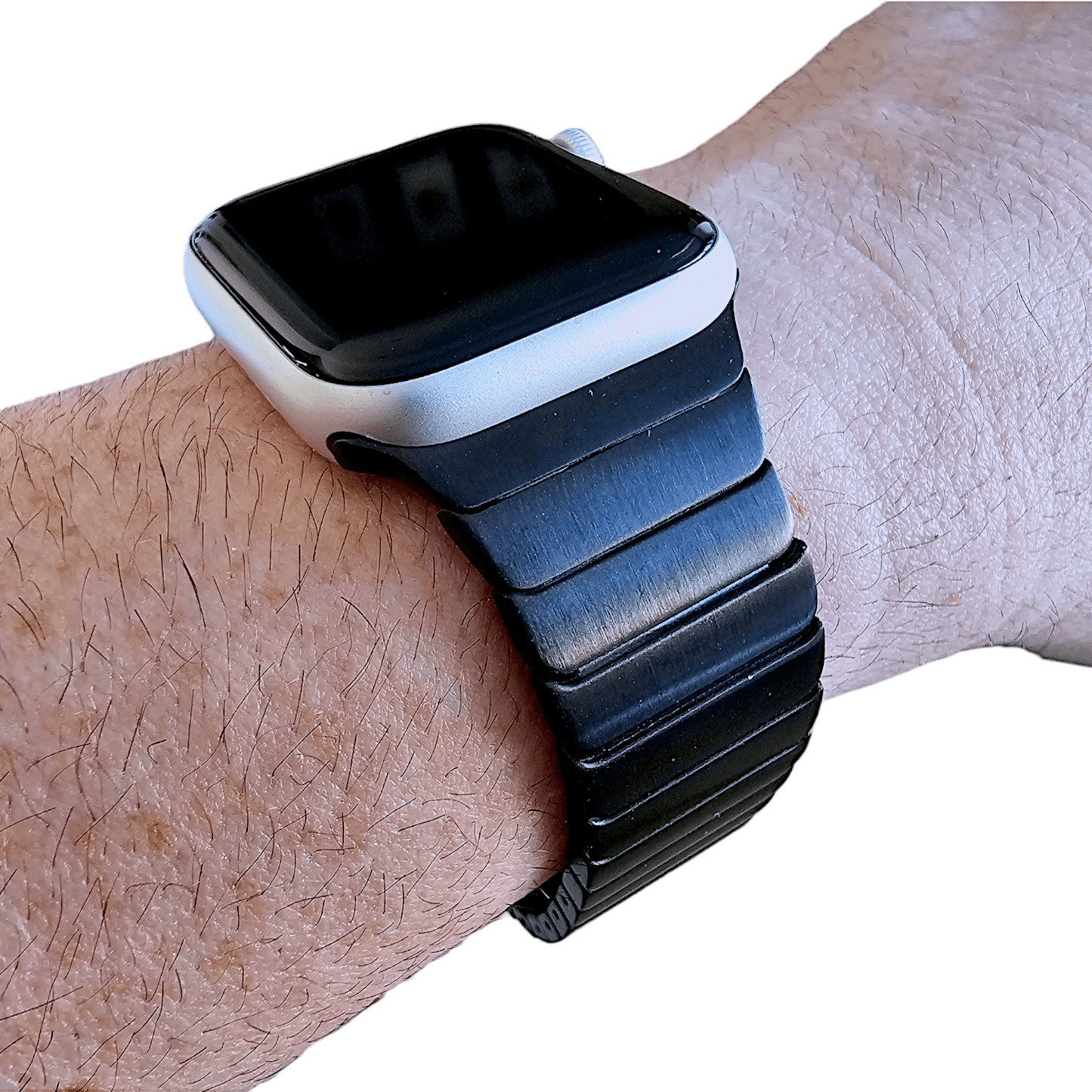 Black Link bracelet for Apple Watch Strap Band - Wrist Envy