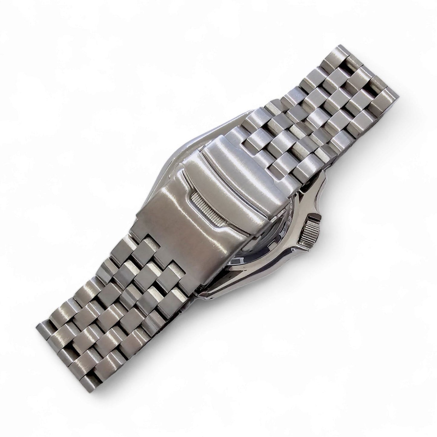 Black PVD Stainless Steel Watch Strap Bracelet 20mm 22mm - Wrist Envy