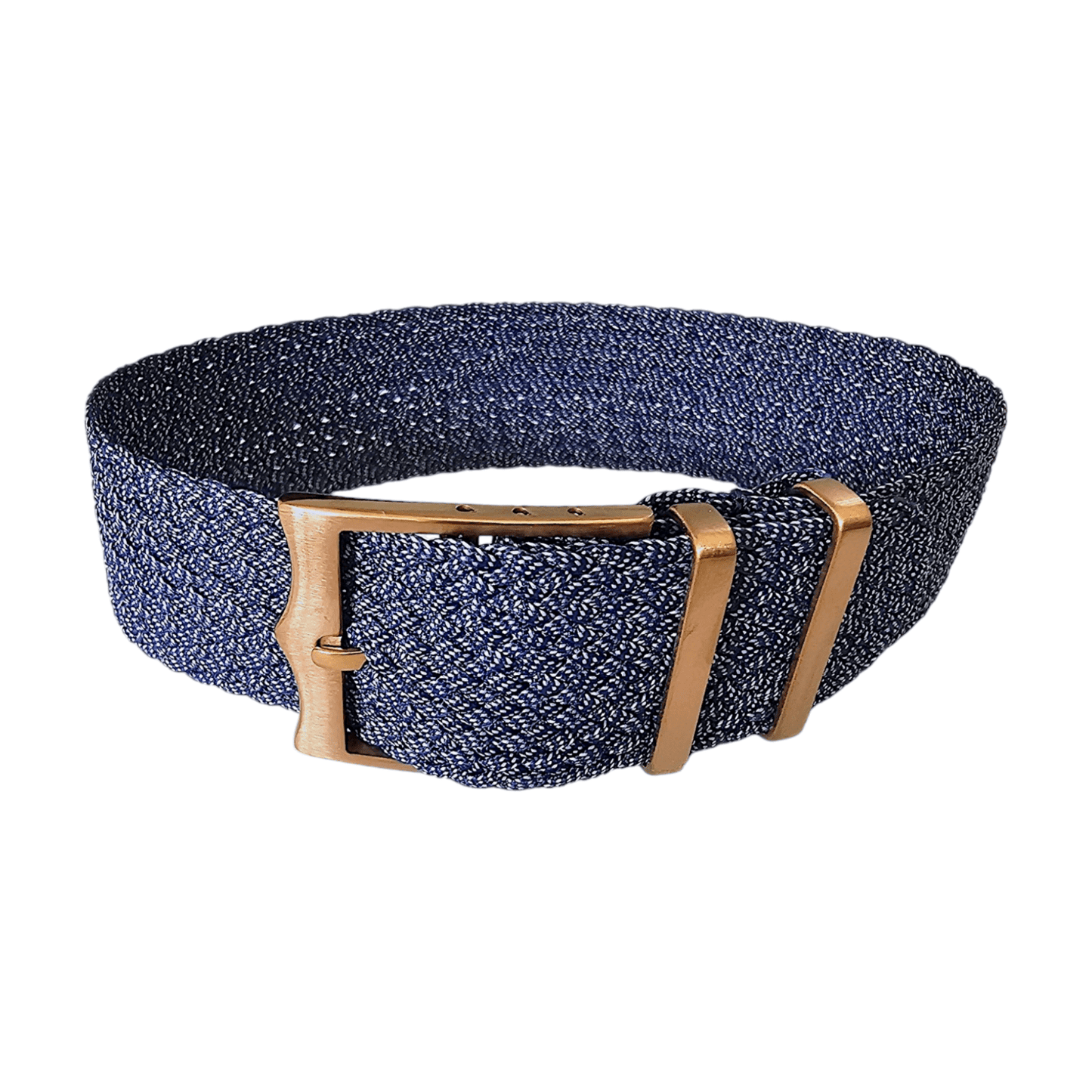 Bronze Buckle Perlon Military Watch Strap Nylon 20mm 22mm - Wrist Envy