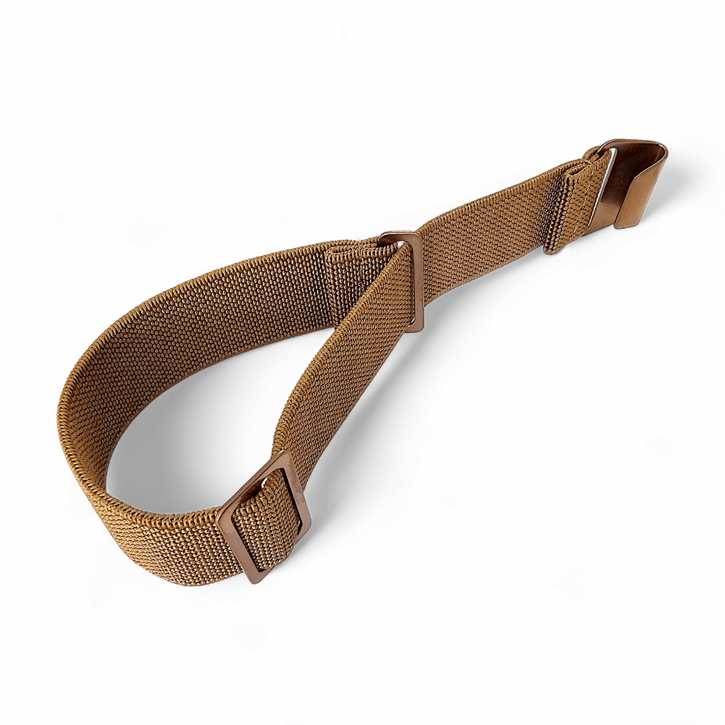 Bronze Elastic Nylon French Navy Marine Nationale Watch Strap 20mm 22mm Beige - Wrist Envy