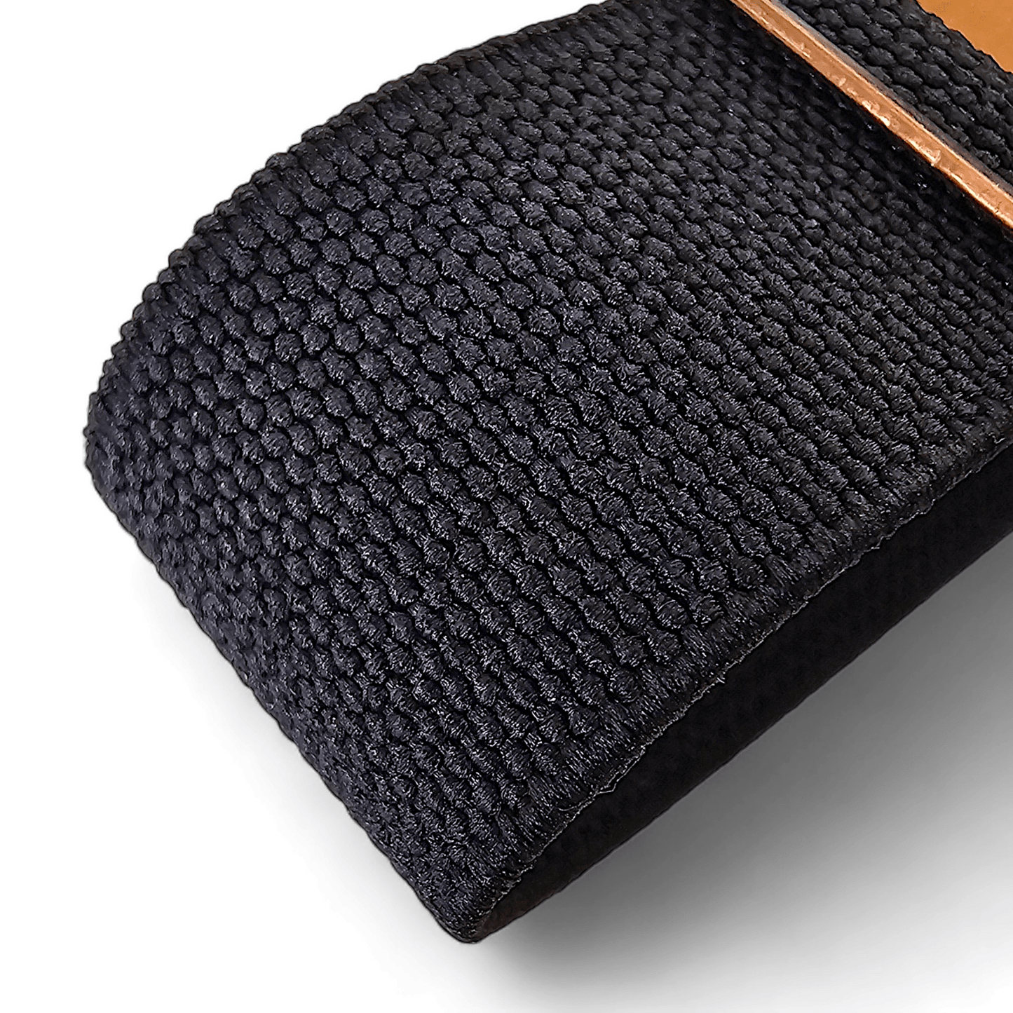 Bronze Elastic Nylon French Navy Marine Nationale Watch Strap 20mm 22mm Black - Wrist Envy