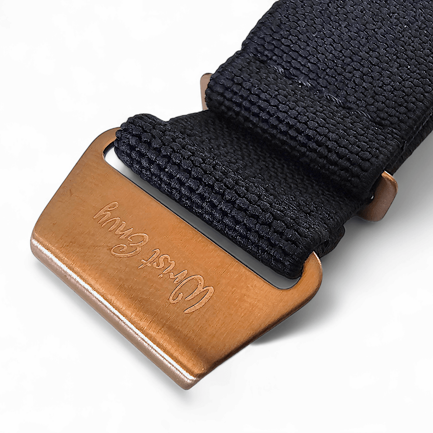 Bronze Elastic Nylon French Navy Marine Nationale Watch Strap 20mm 22mm Black - Wrist Envy