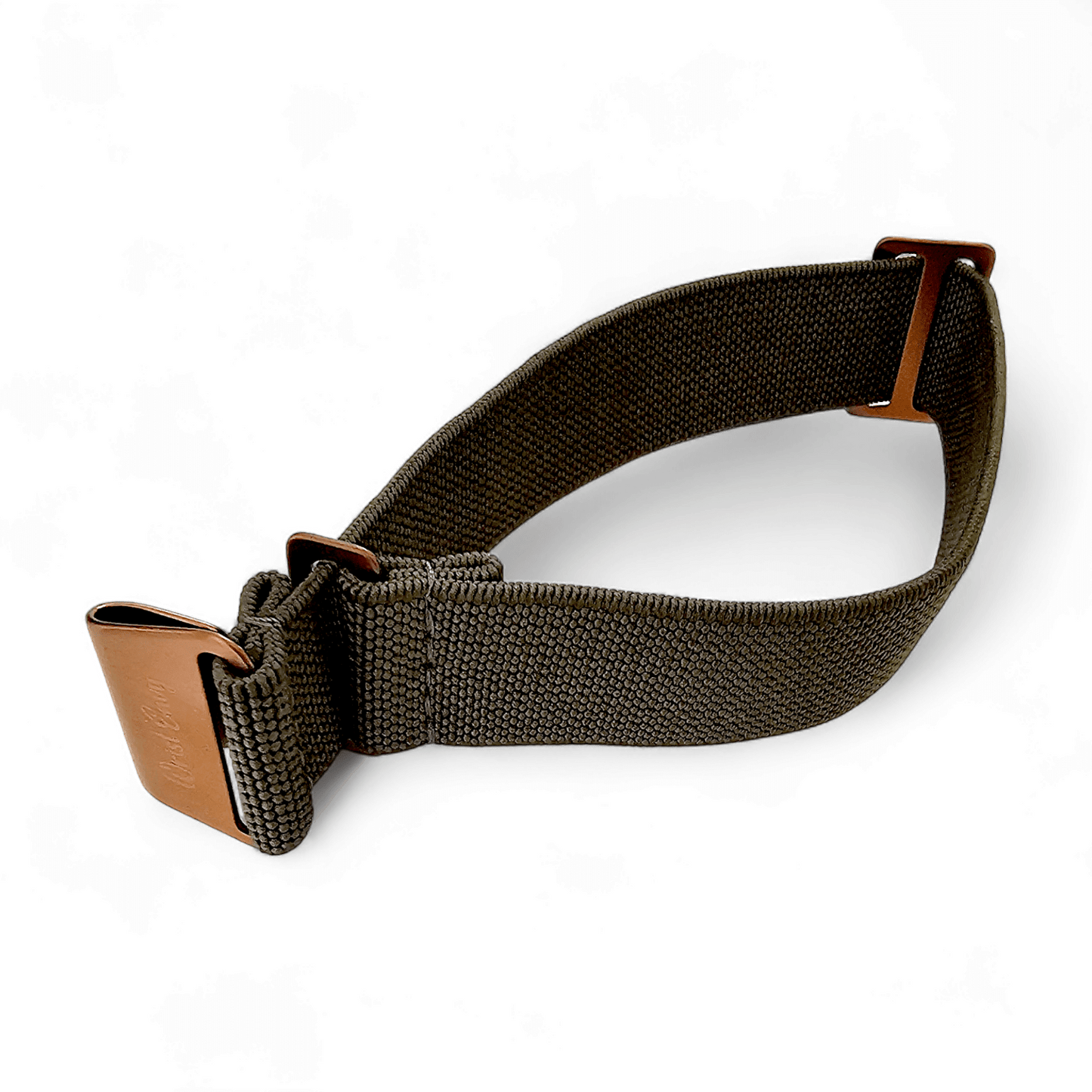 Bronze Elastic Nylon French Navy Marine Nationale Watch Strap 20mm 22mm Green - Wrist Envy