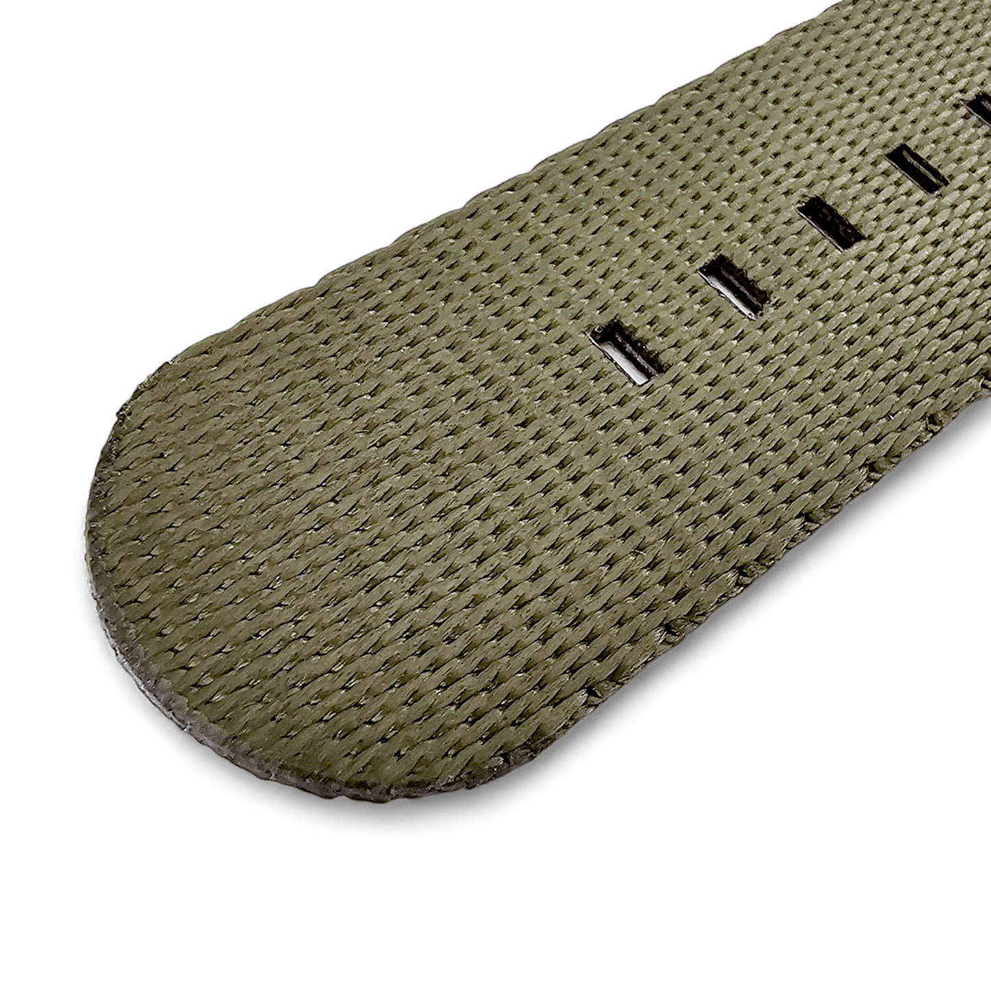 Bronze Military 1.4mm Thick Watch Strap Nylon 20mm 22mm Army Green - Wrist Envy