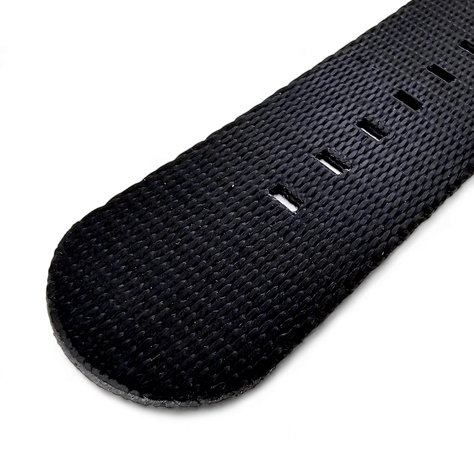 Bronze Military 1.4mm Thick Watch Strap Nylon 20mm 22mm Black - Wrist Envy