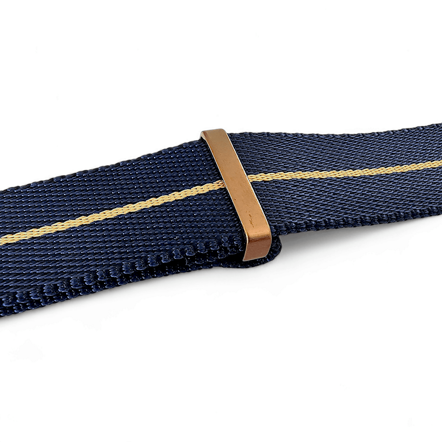 Bronze Military 1.8mm Thick Nylon Watch Strap Blue Black Khaki 20mm 22mm - Wrist Envy
