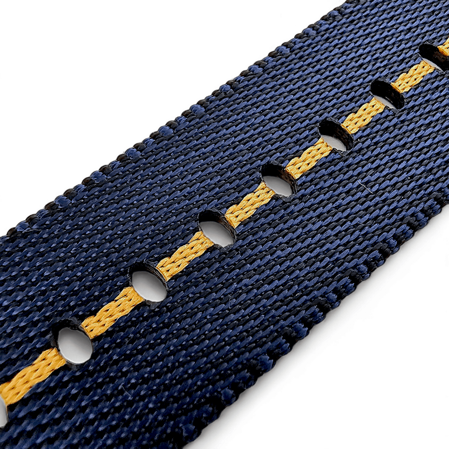 Bronze Military 1.8mm Thick Nylon Watch Strap Blue Black Khaki 20mm 22mm - Wrist Envy