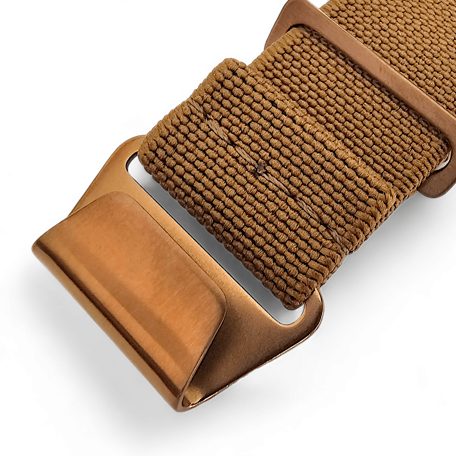 Bronze PVD Marine Nationale 20mm 22mm Brown - Wrist Envy