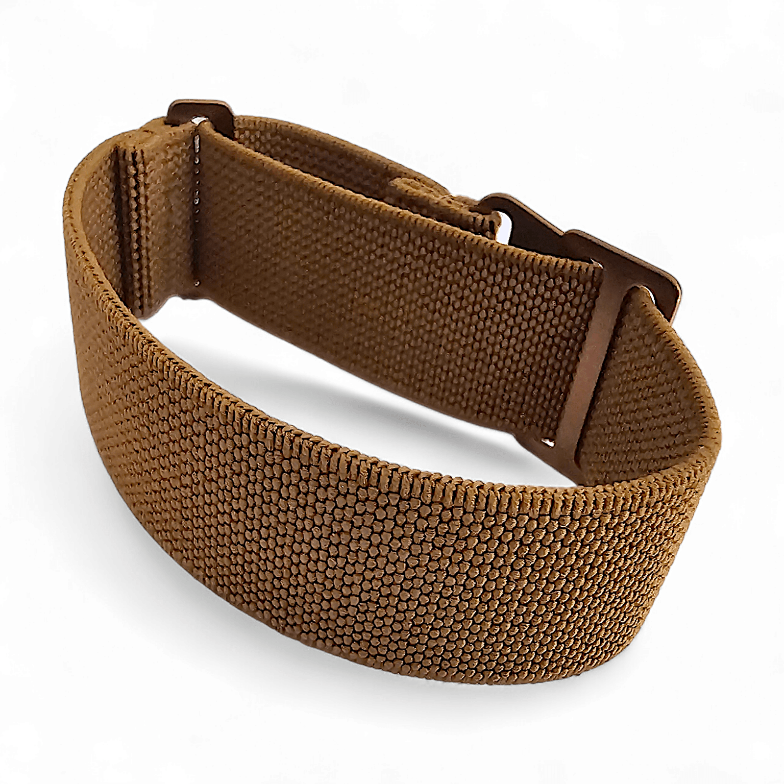 Bronze PVD Marine Nationale 20mm 22mm Brown - Wrist Envy