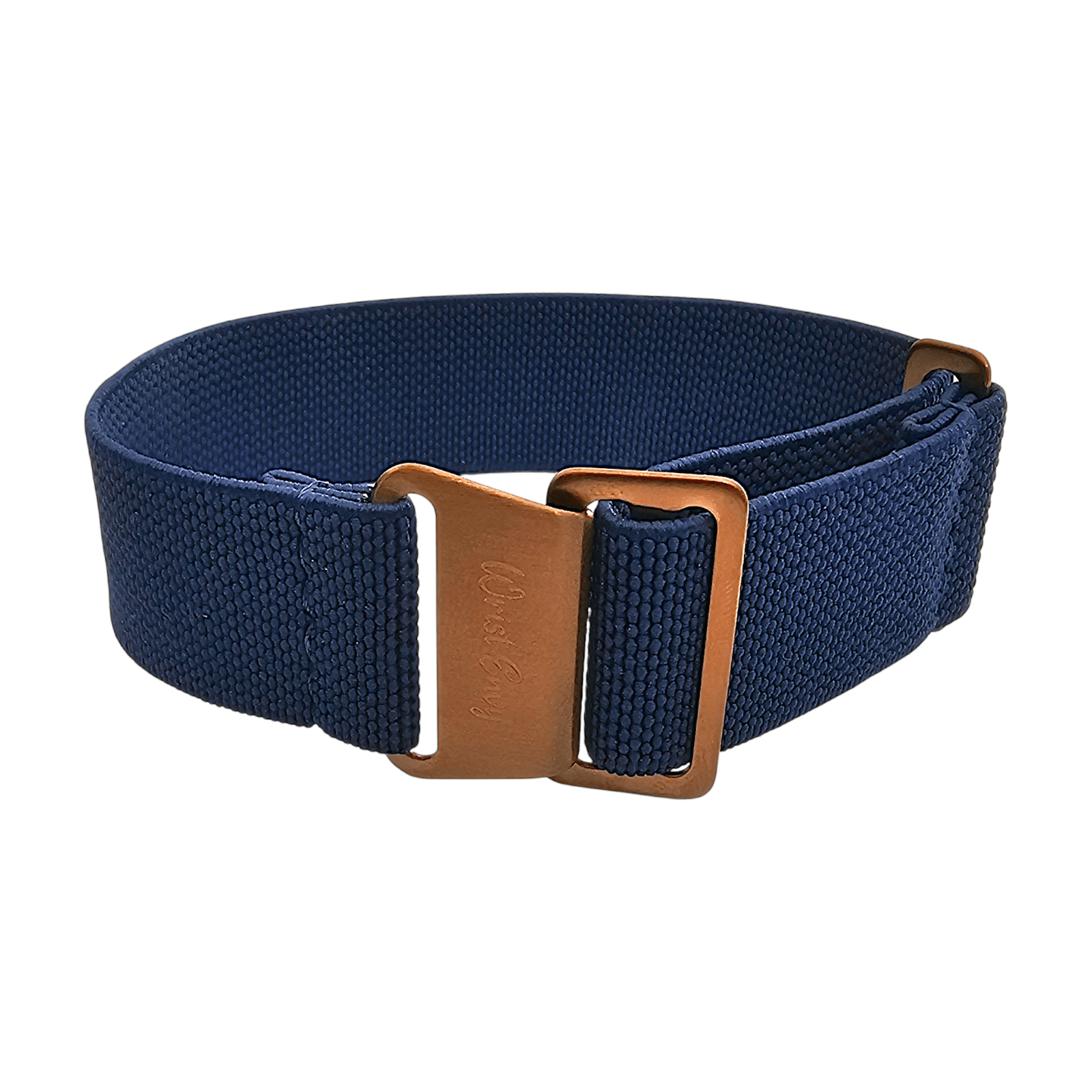 Bronze PVD Marine Nationale 20mm 22mm Navy Blue - Wrist Envy
