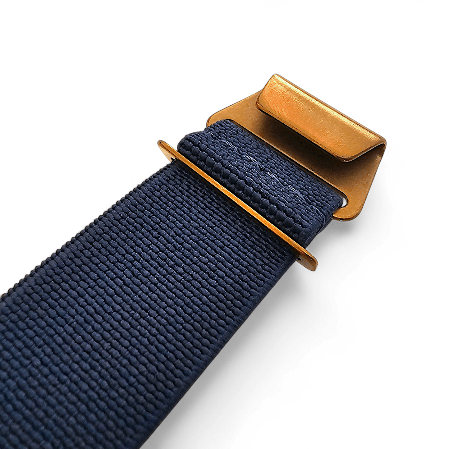 Bronze PVD Marine Nationale 20mm 22mm Navy Blue - Wrist Envy