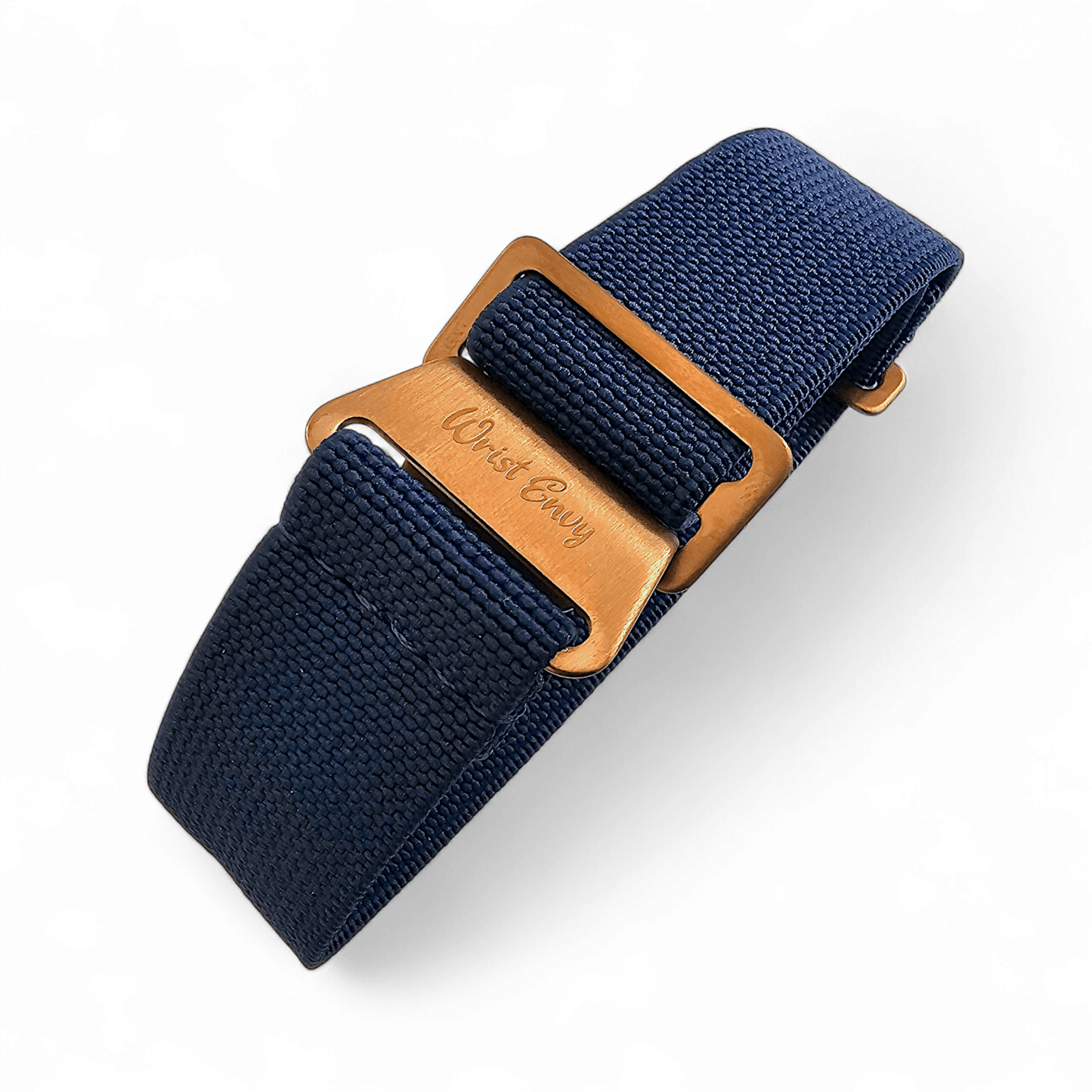 Bronze PVD Marine Nationale 20mm 22mm Navy Blue - Wrist Envy