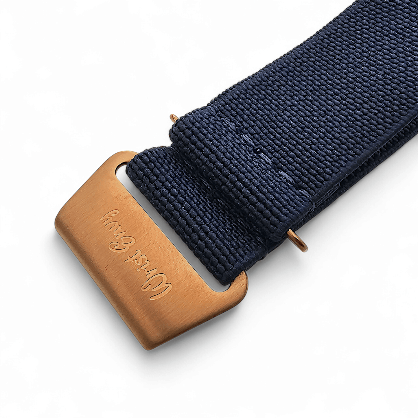 Bronze PVD Marine Nationale 20mm 22mm Navy Blue - Wrist Envy
