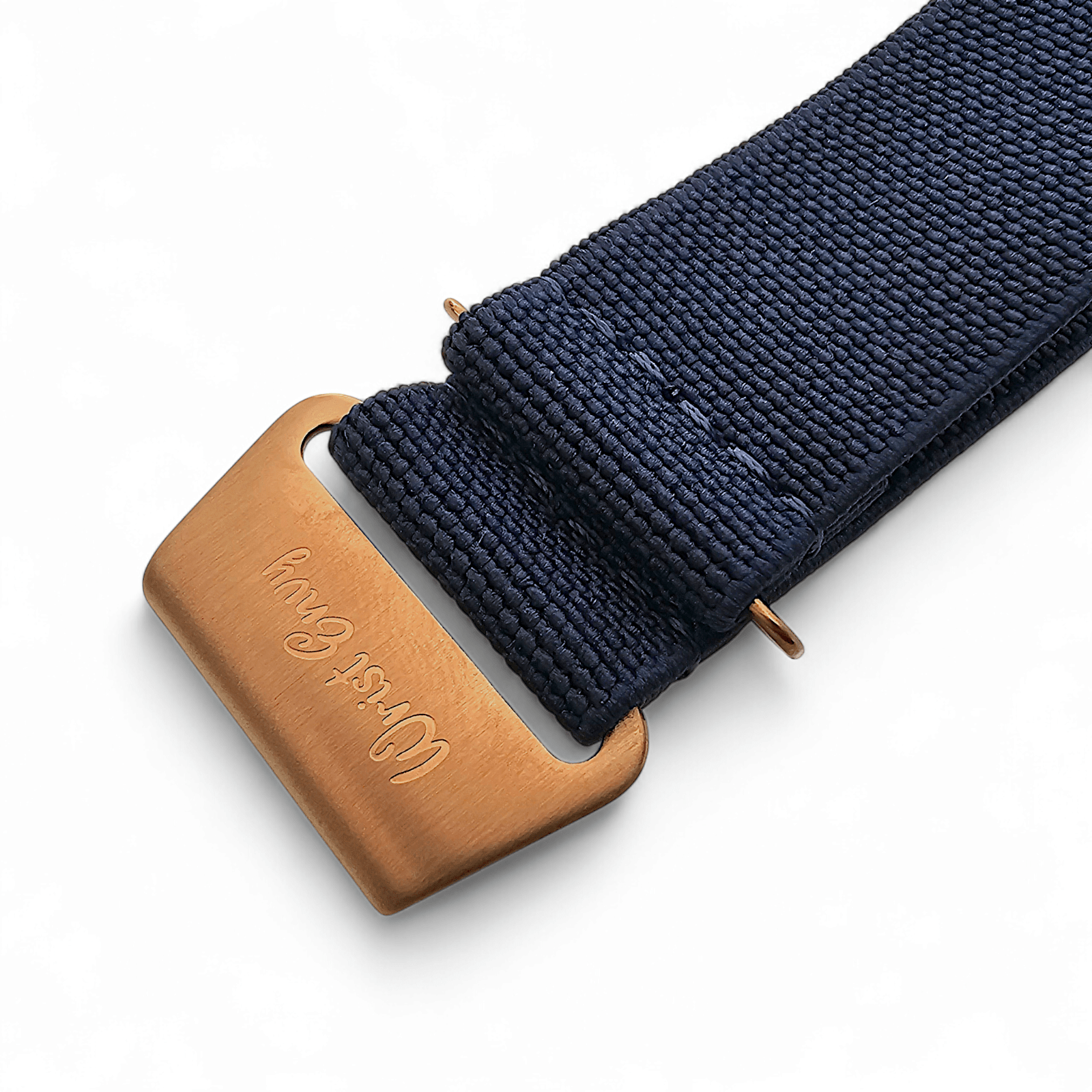Bronze PVD Marine Nationale 20mm 22mm Navy Blue - Wrist Envy