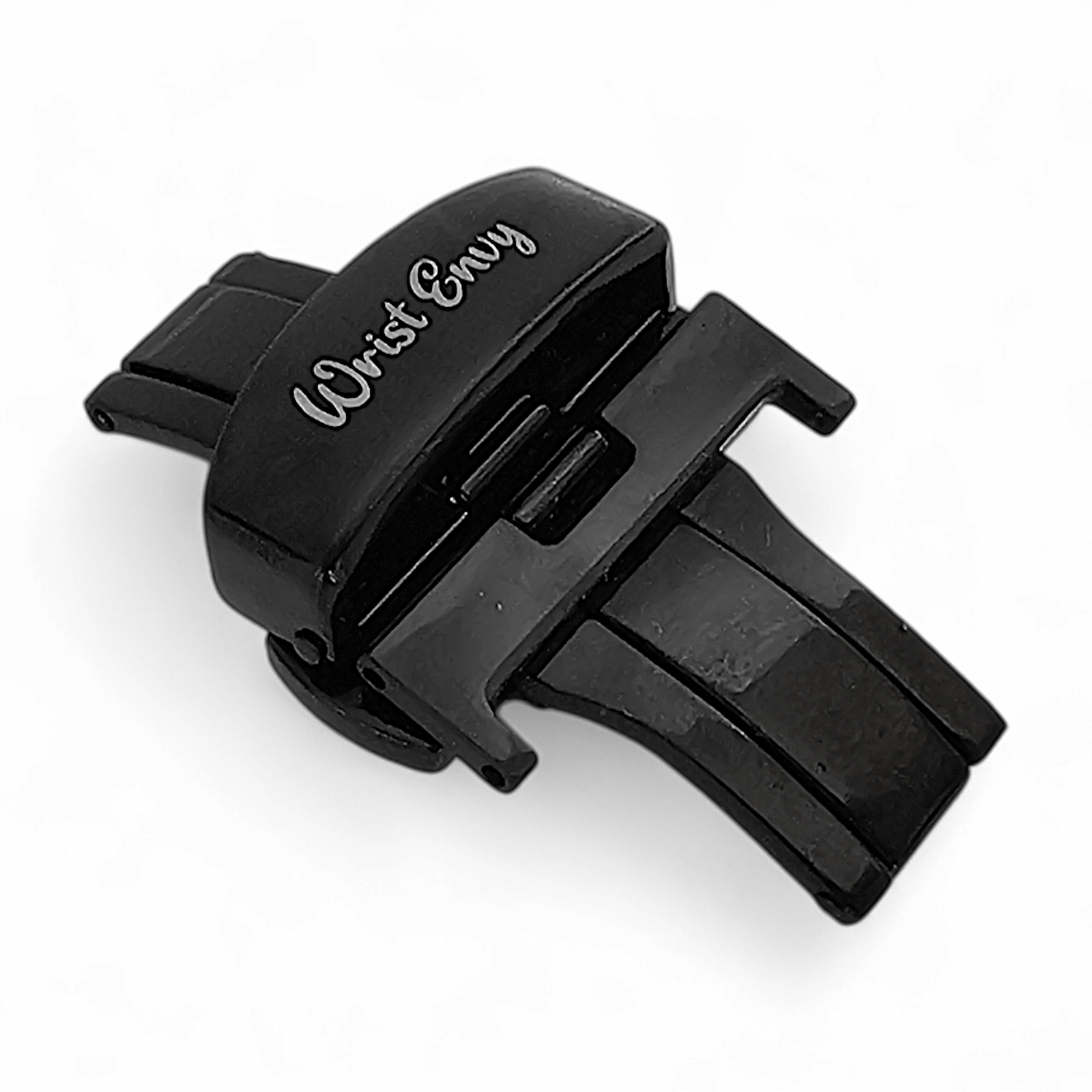 Butterfly Deployment Clasp Black PVD Stainless Steel 18mm 20mm - Wrist Envy