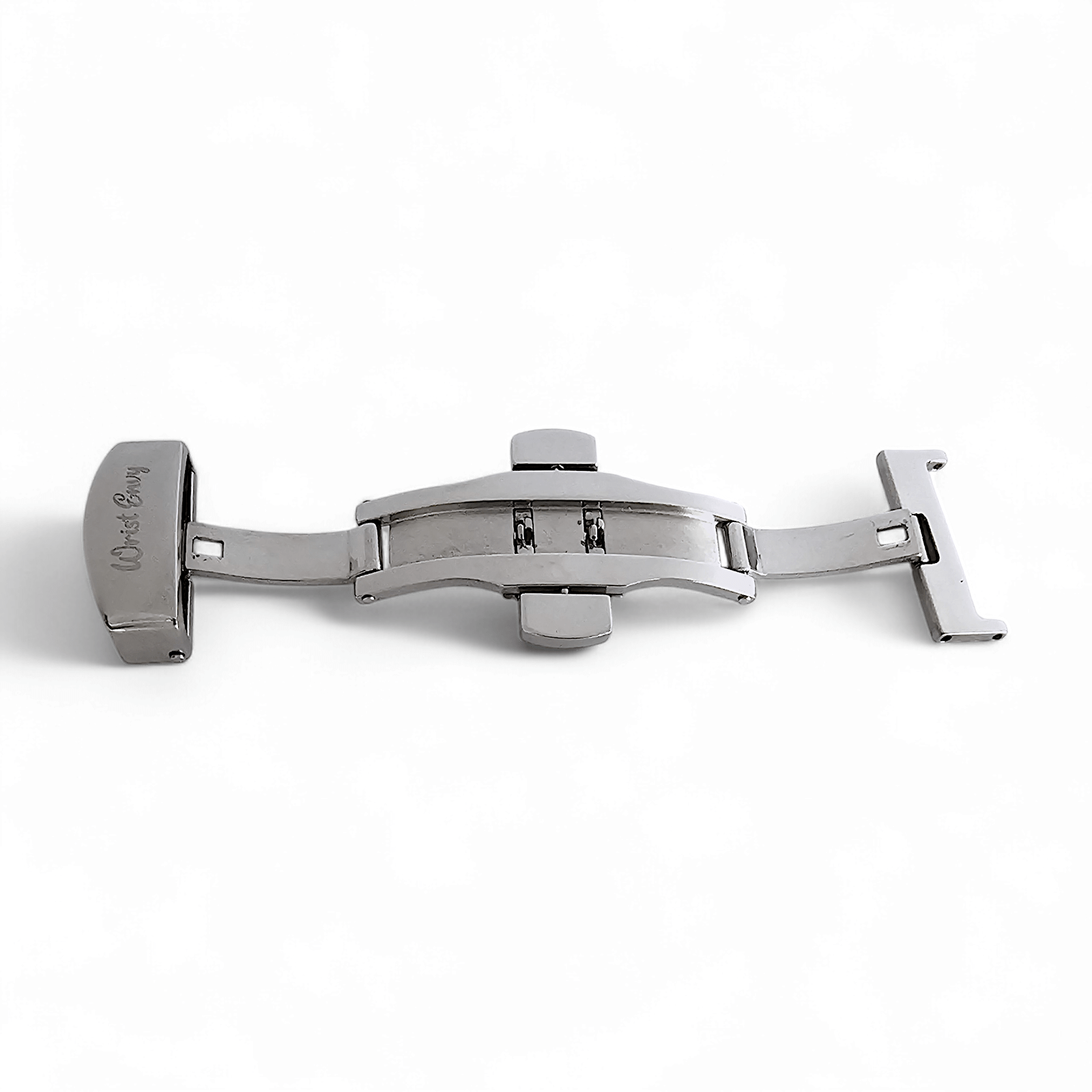 Butterfly Deployment Clasp Stainless Steel 18mm 20mm - Wrist Envy