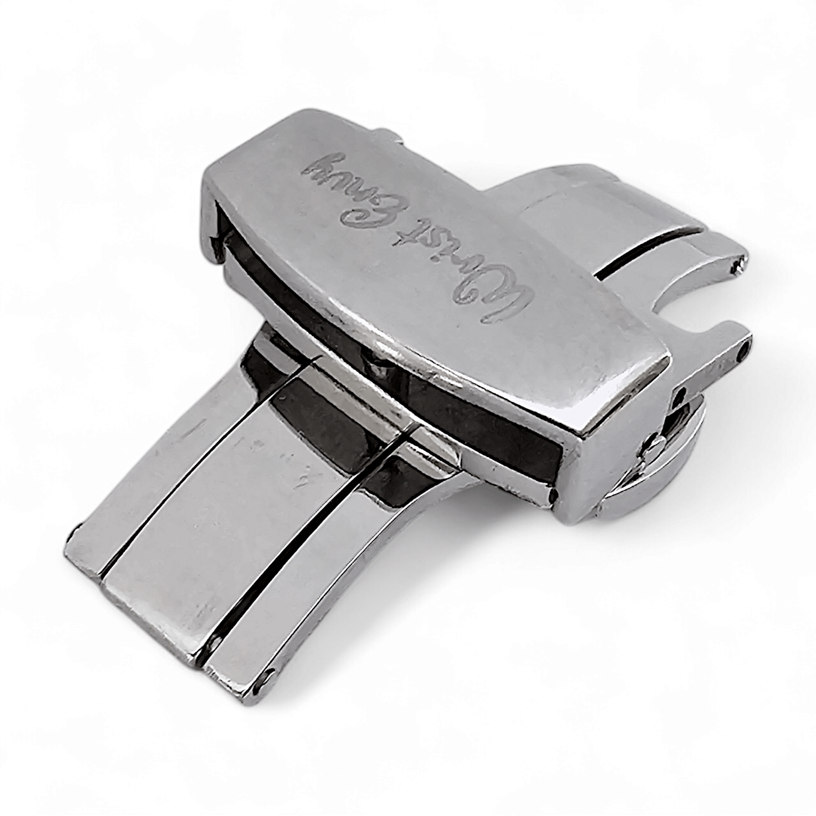 Butterfly Deployment Clasp Stainless Steel 18mm 20mm - Wrist Envy