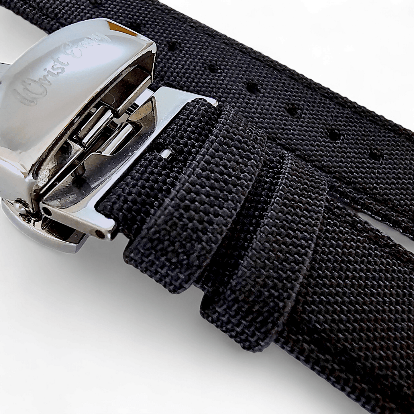Canvas Deployment Clasp Watch Strap Band Sailcloth 20mm 22mm - Wrist Envy