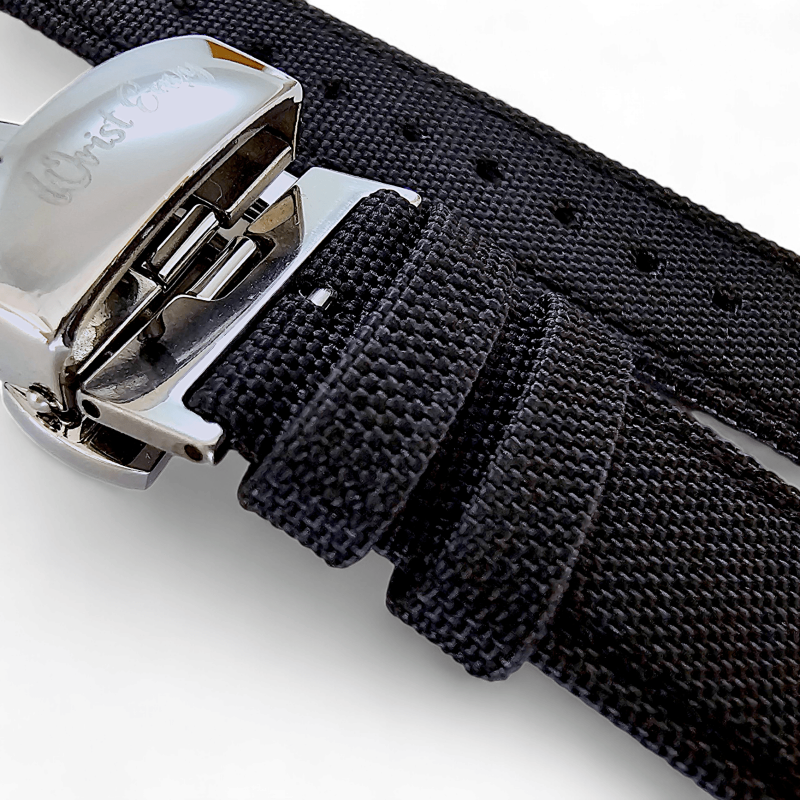Canvas Deployment Clasp Watch Strap Band Sailcloth 20mm 22mm - Wrist Envy