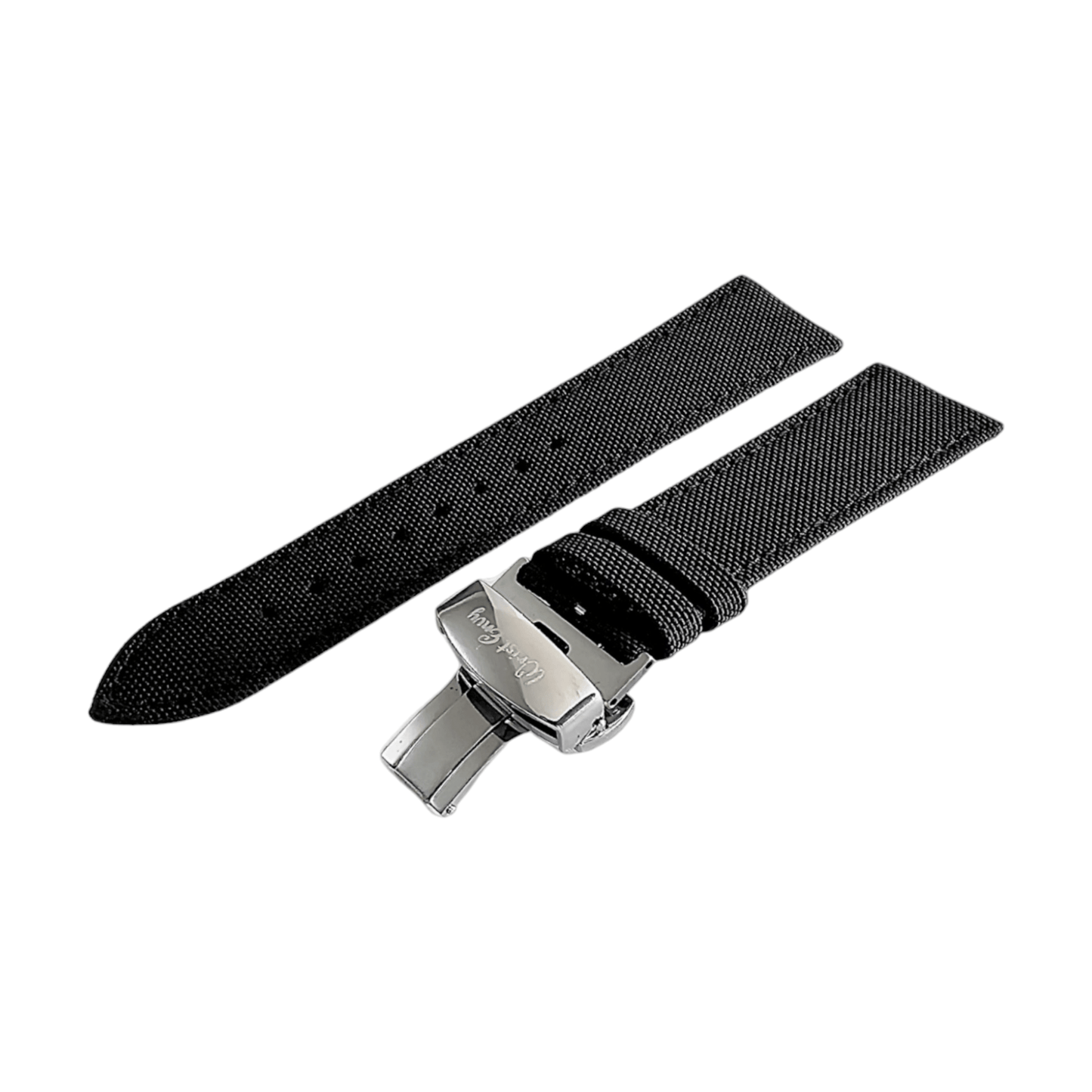 Canvas Deployment Clasp Watch Strap Band Sailcloth 20mm 22mm - Wrist Envy