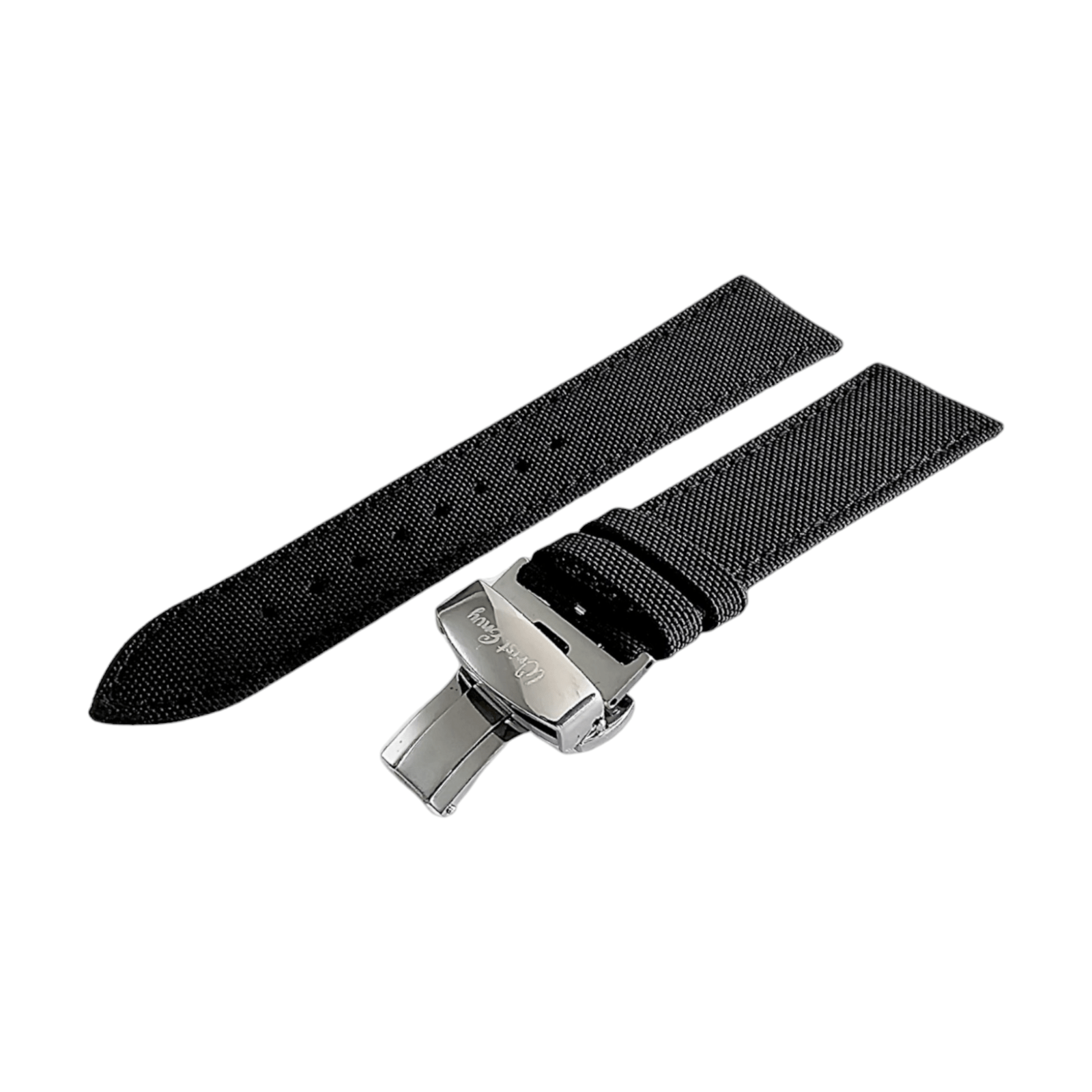 Canvas Deployment Clasp Watch Strap Band Sailcloth 20mm 22mm - Wrist Envy