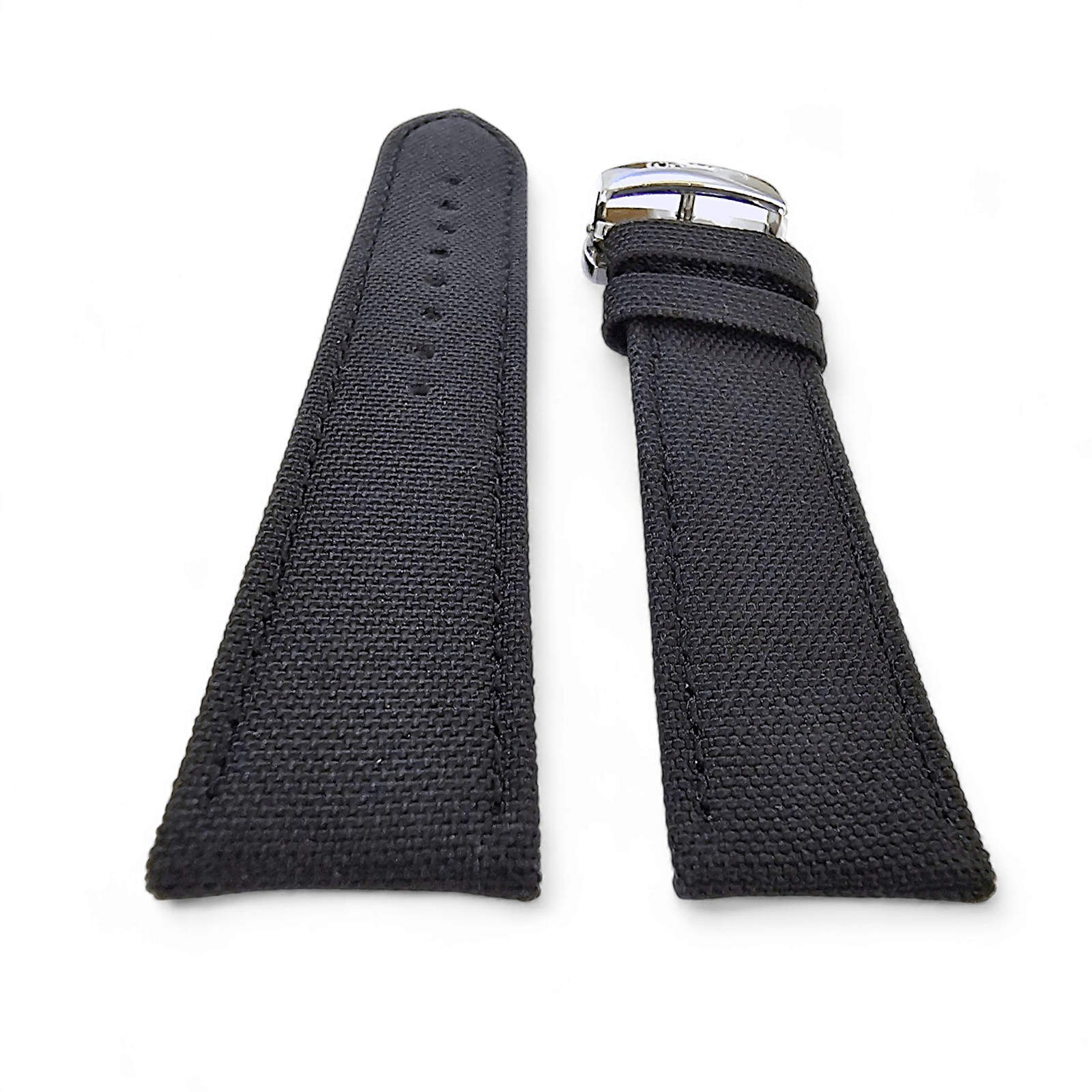 Canvas Deployment Clasp Watch Strap Band Sailcloth 20mm 22mm - Wrist Envy