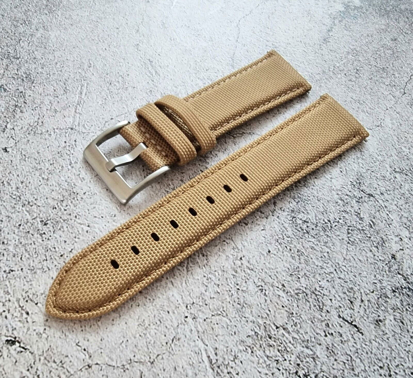 Canvas Watch Strap 20mm 22mm Quick Release - Wrist Envy