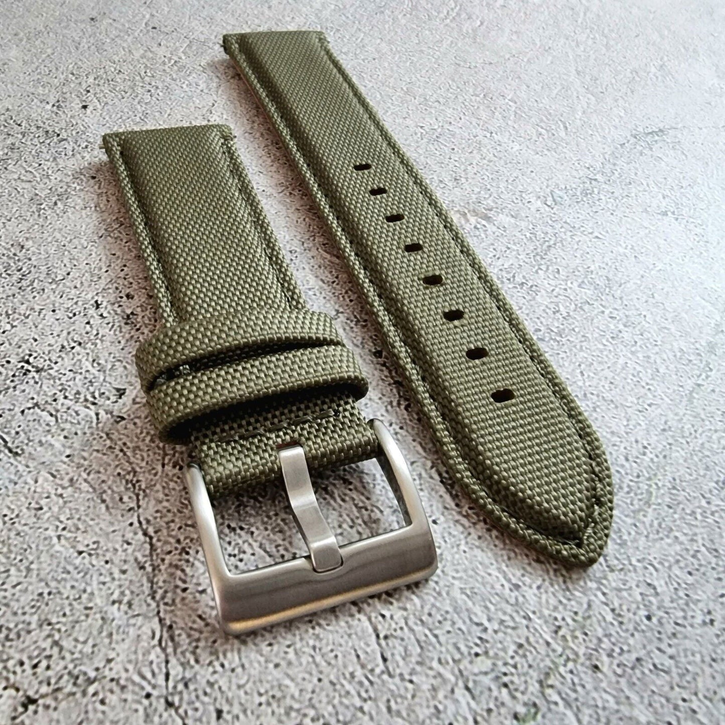 Canvas Watch Strap 20mm 22mm Quick Release - Wrist Envy