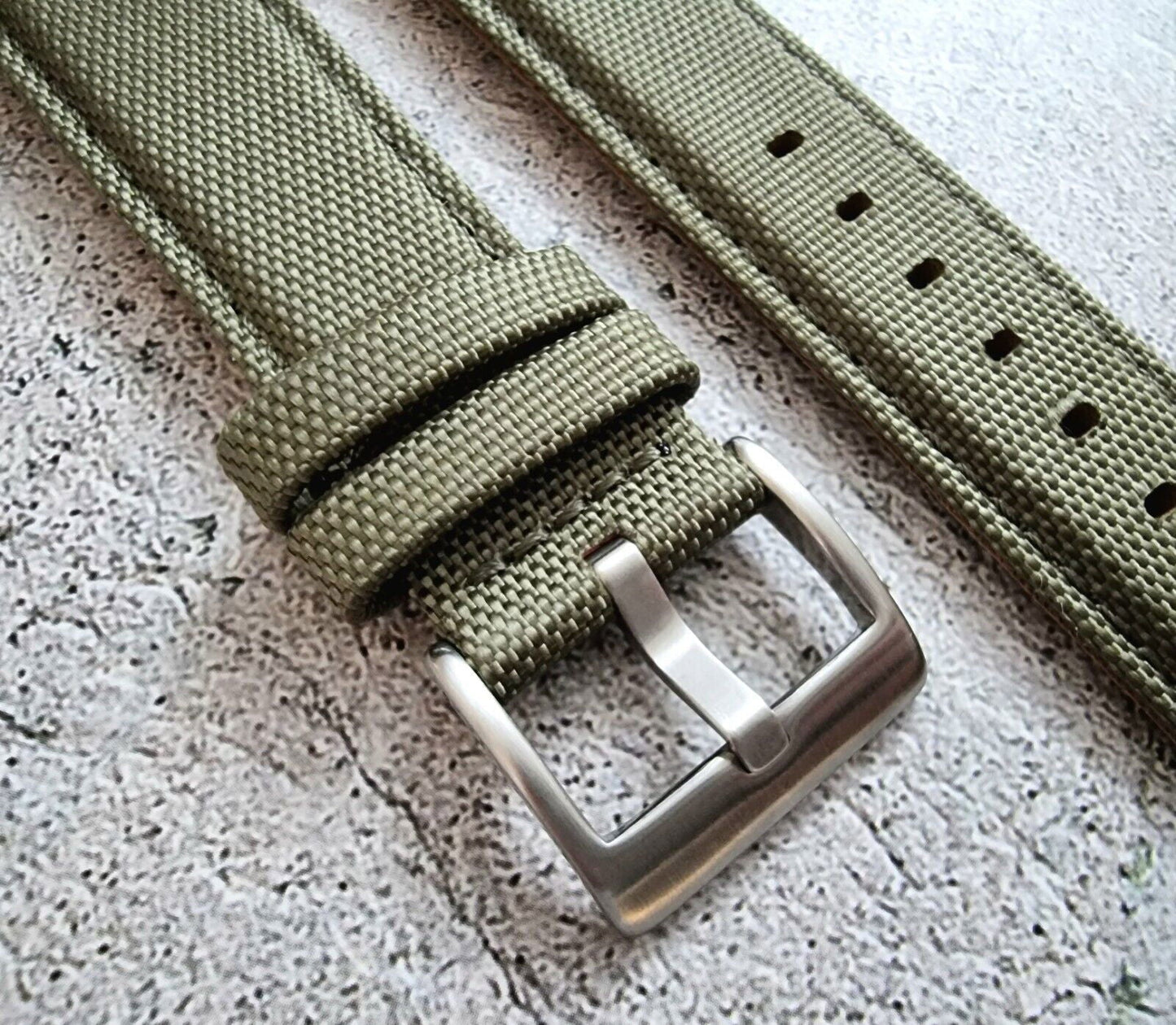 Canvas Watch Strap 20mm 22mm Quick Release - Wrist Envy