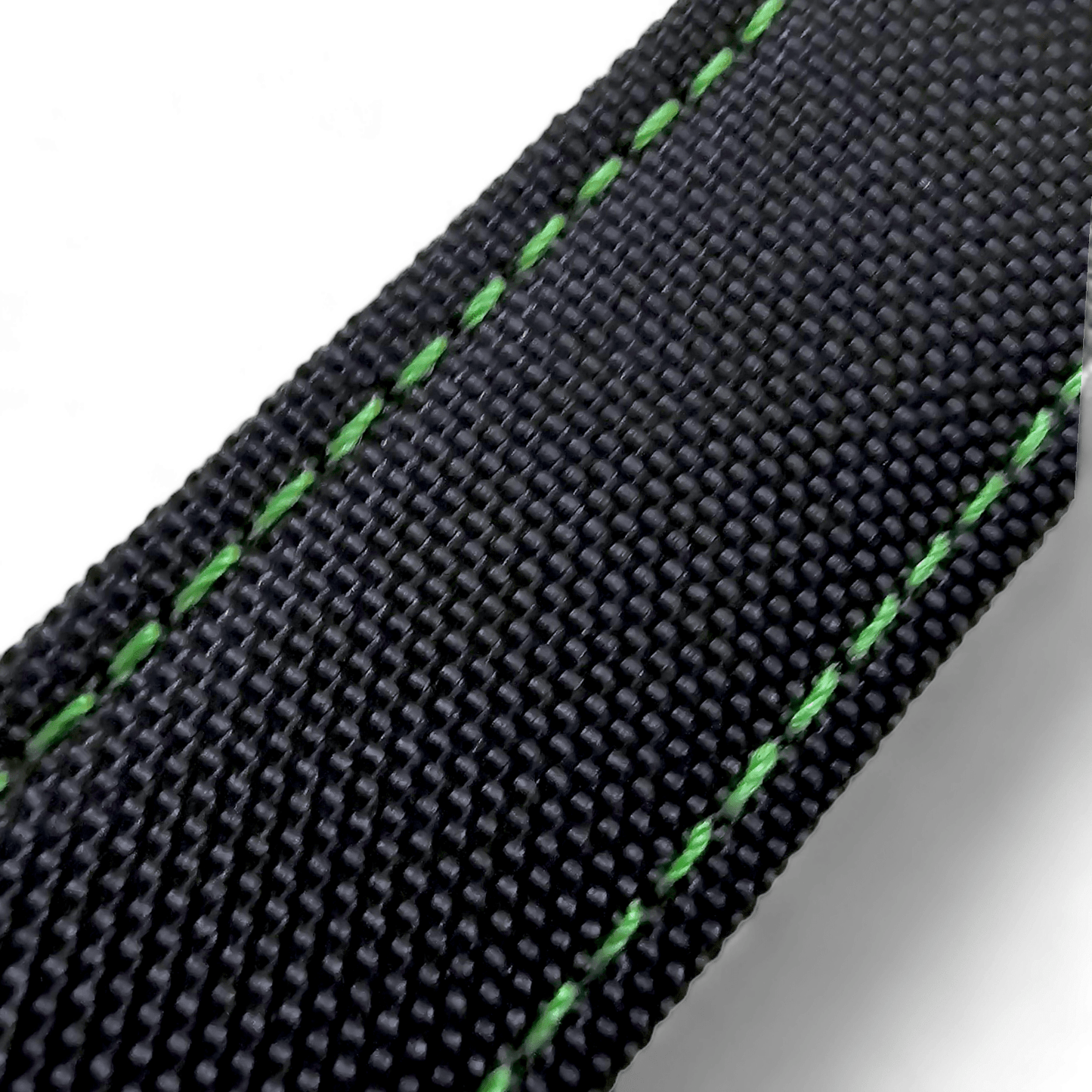 Canvas Watch Strap Black PVD Buckle Nylon Fabric Sailcloth 20mm 22mm - Wrist Envy