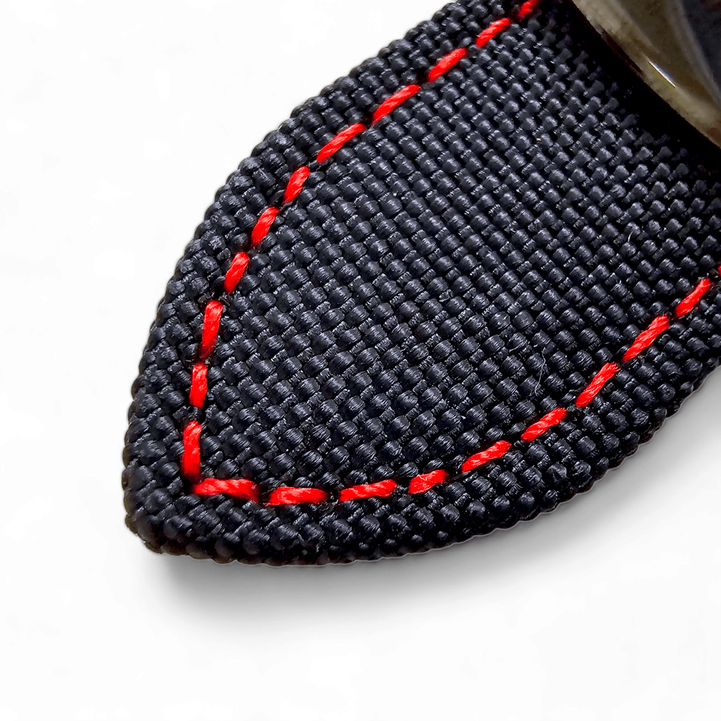 Canvas Watch Strap Black PVD Buckle Nylon Fabric Sailcloth 20mm 22mm - Wrist Envy