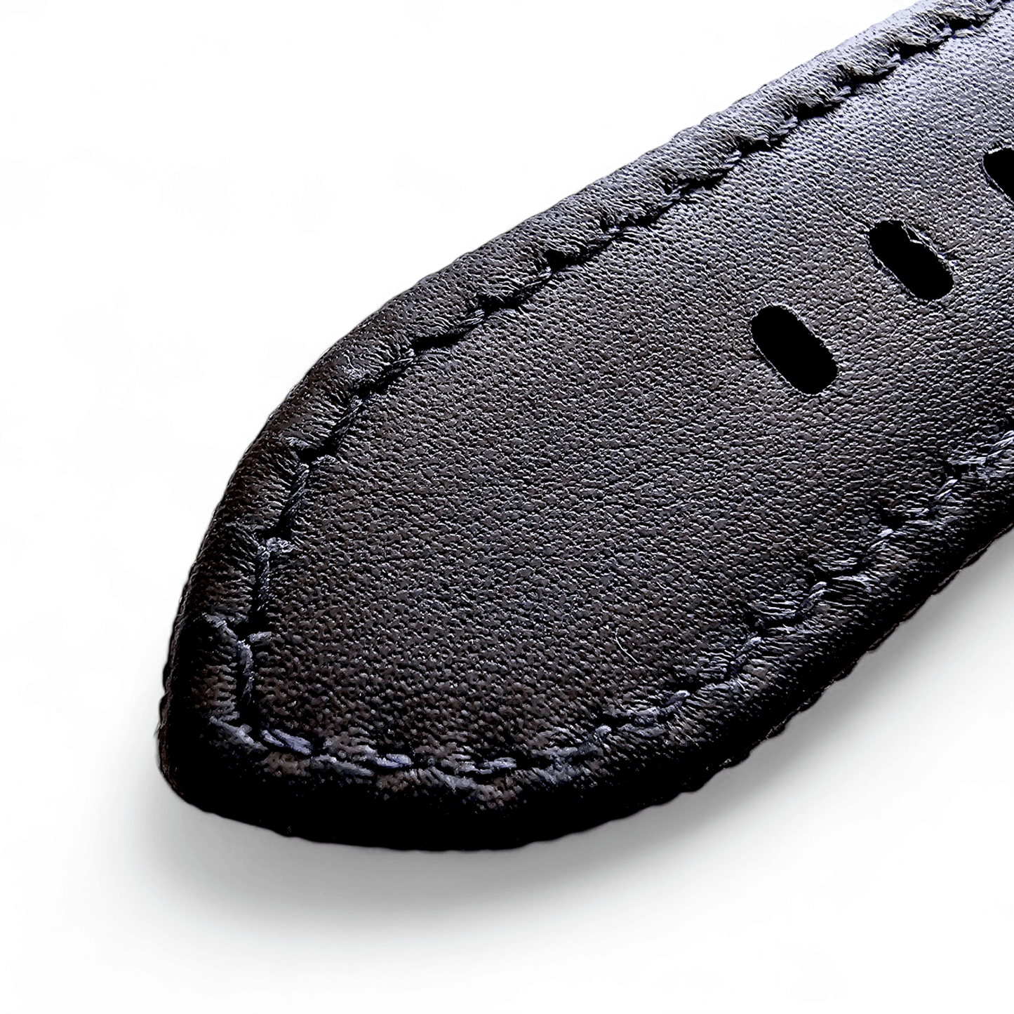 Canvas Watch Strap in Black with Black Stitching 18mm 20mm 22mm 24mm - Wrist Envy