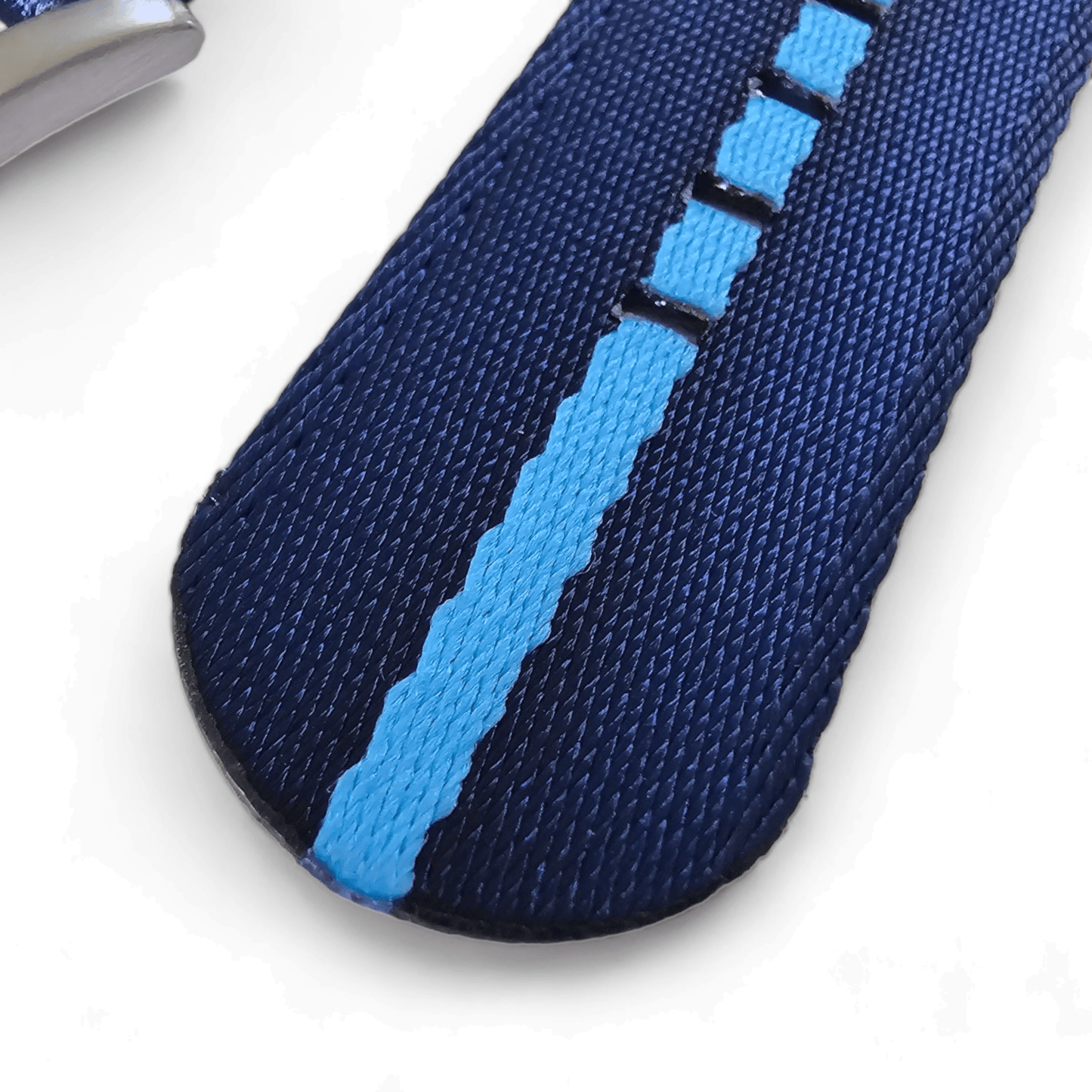 Custom Made Nylon Military Watch Strap Navy Blue 20mm 22mm - Wrist Envy
