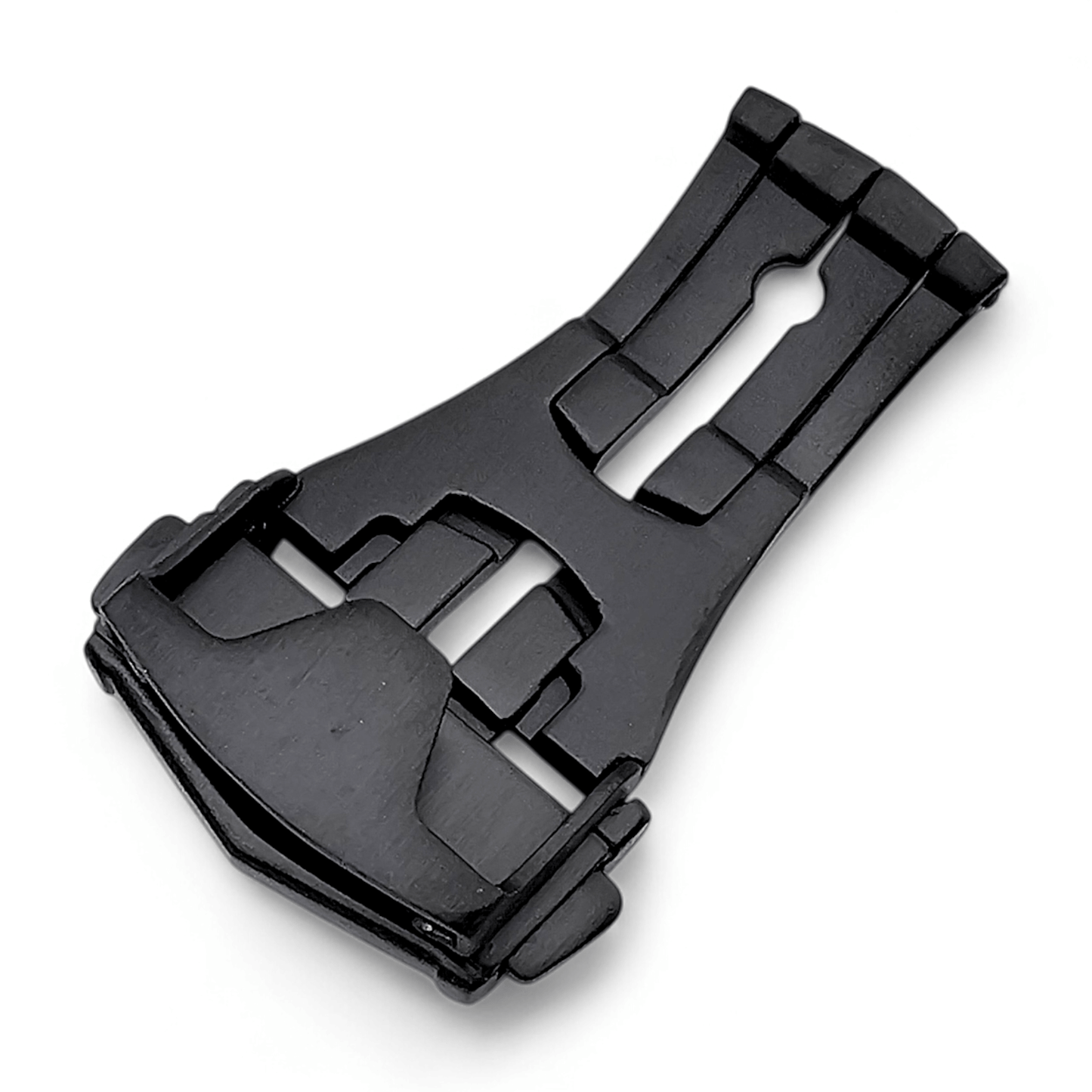 Deployment Clasp For Watch Strap Band Black Stainless Steel 18mm 20mm - Wrist Envy