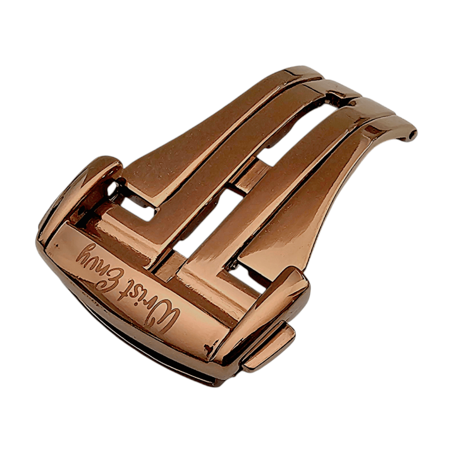 Deployment Clasp For Watch Strap Band Bronze PVD Steel 18mm 20mm - Wrist Envy