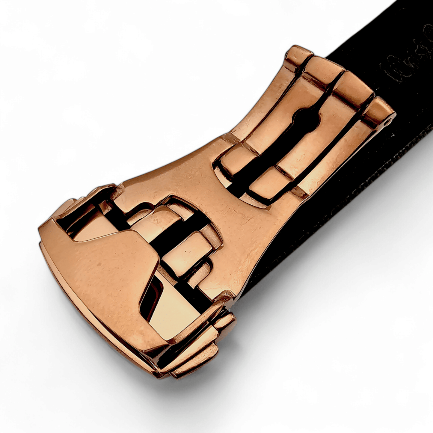Deployment Clasp For Watch Strap Band Bronze PVD Steel 18mm 20mm - Wrist Envy